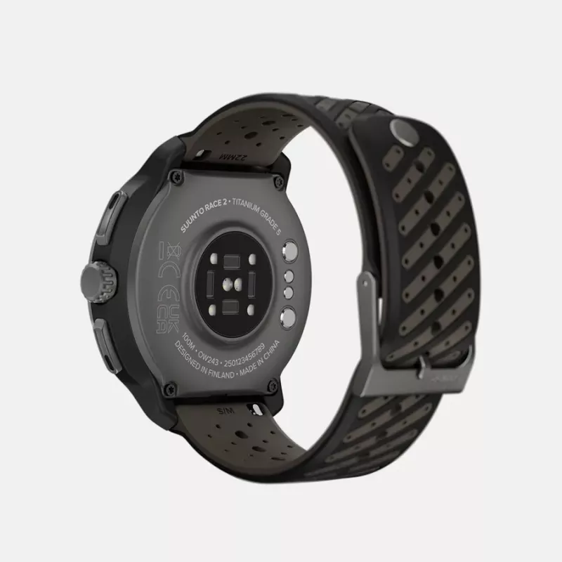 Suunto Race 2 Titanium musta urheilukello