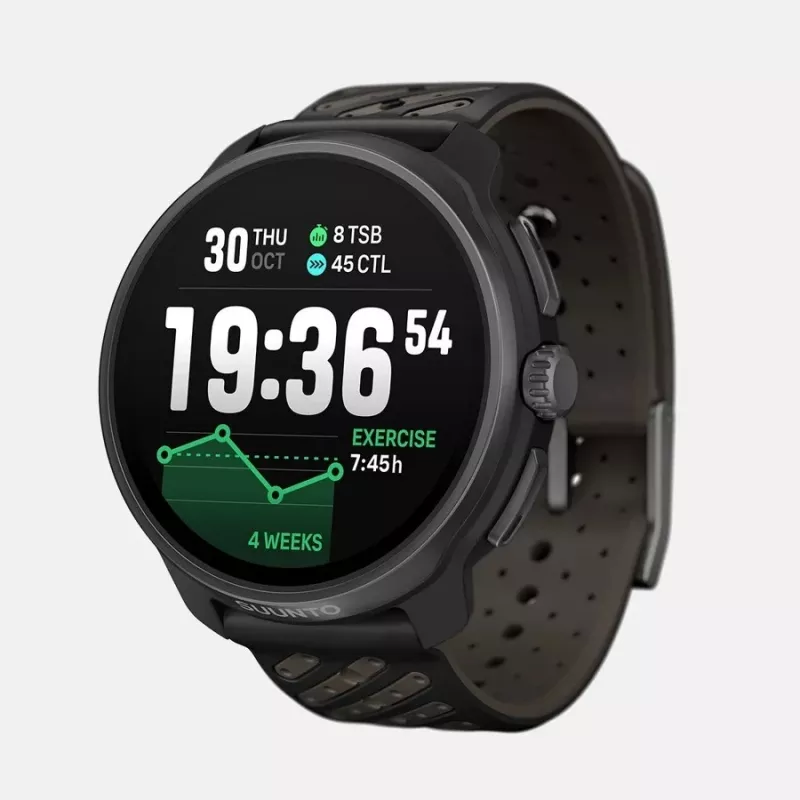 Suunto Race 2 Titanium musta urheilukello