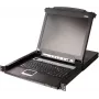 ATEN CL5708MW FR KVM-kytkin 8-porttinen 17,3 tuuman LCD SingleRail PS/2-USB VGA