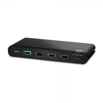 4P Sngl Head DP/HDMI - DP/HDMI Video Sec DT Kvm SW NO Cac PP4.0
