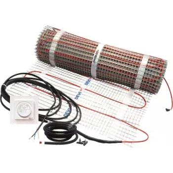 Lämmitysmatto DANFOSS Devi ohutkerroksinen sarja 150 W/m², 2,5 m² (0,5 x 5 m), malli 140F0469