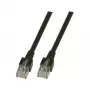 EFB-Elektronik RJ45-patchkaapeli Cat.5e SF/UTP PVC CCA musta 7,5 m Valmistaja: EFB Elektronik (K5456.7,5)