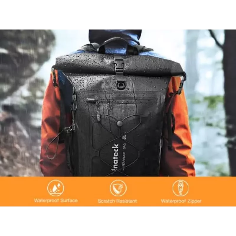 Inateck kannettavan tietokoneen reppu BP06001 musta 30-35L