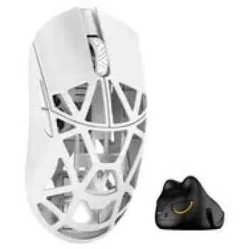 WLMouse Beast X Pro Solid Sides -pelihiiri Omron Optical Switches (MPRO-SHIXIN-WHITE-O)