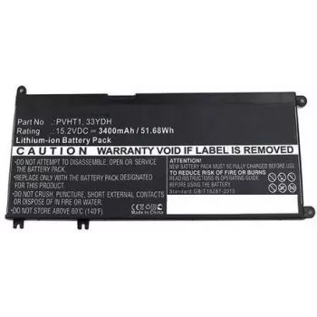 CoreParts kannettavan tietokoneen akku 52Wh Li-Ion 15,2V 3400mAh musta 7FHHV - akku - 3 400 mAh (7FHHV-CP)