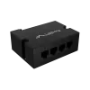 Kytkin Lanberg DIN-GE4-BT-90W 1XIN 3XOUT 1GB POE Extender Gigabit Ethernet Din Rail BT 90W