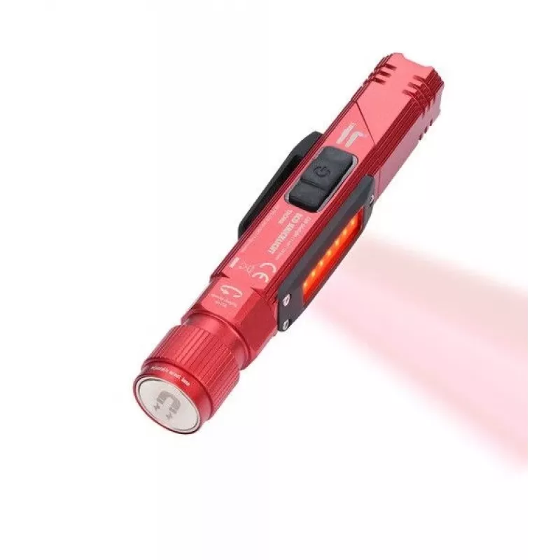 TROIKA taskulamppu ECO KNICKLICHT punainen (TOR55/RD)