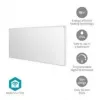 Nedis SmartLife HTIP700WTW infrapunalämpöpaneeli, 700 W, valkoinen