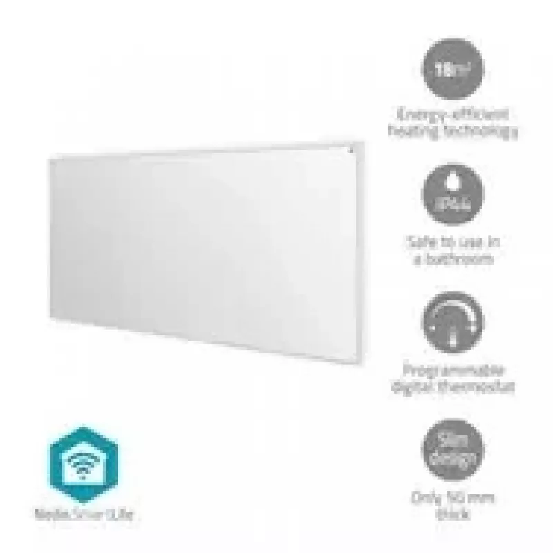 Nedis SmartLife HTIP700WTW infrapunalämpöpaneeli, 700 W, valkoinen