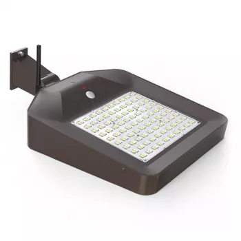 Glovii itsenäinen aurinkokäyttöinen LED-katuvalaisin sovellusohjauksella, PIR-anturilla ja suurella valovirralla