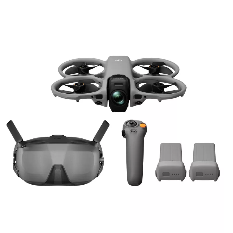DJI Avata 360 Motion Fly More Combo Goggles N3 -laseilla – 64 MP 360° kameradrone 4 roottorilla