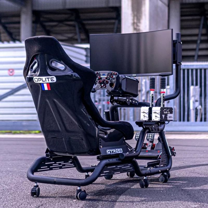 OPLITE Cockpit GTR S8 Infinity musta vähittäismyynti (rahtitoimitus)