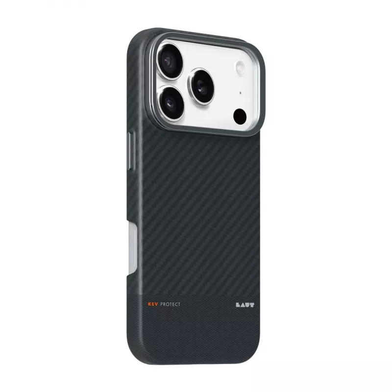 Laut Kev Protect - kotelo jalustalla iPhone 17 Pro MagSafe-yhteensopiva (musta)