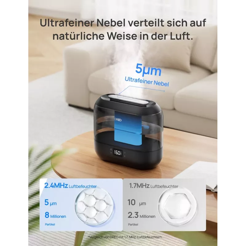 Dreo - Ilmankostutin 420S 4L, 36h, 420 - Smart
