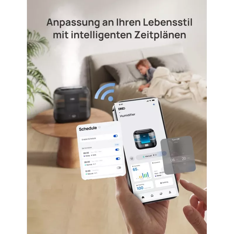 Dreo - Ilmankostutin 420S 4L, 36h, 420 - Smart
