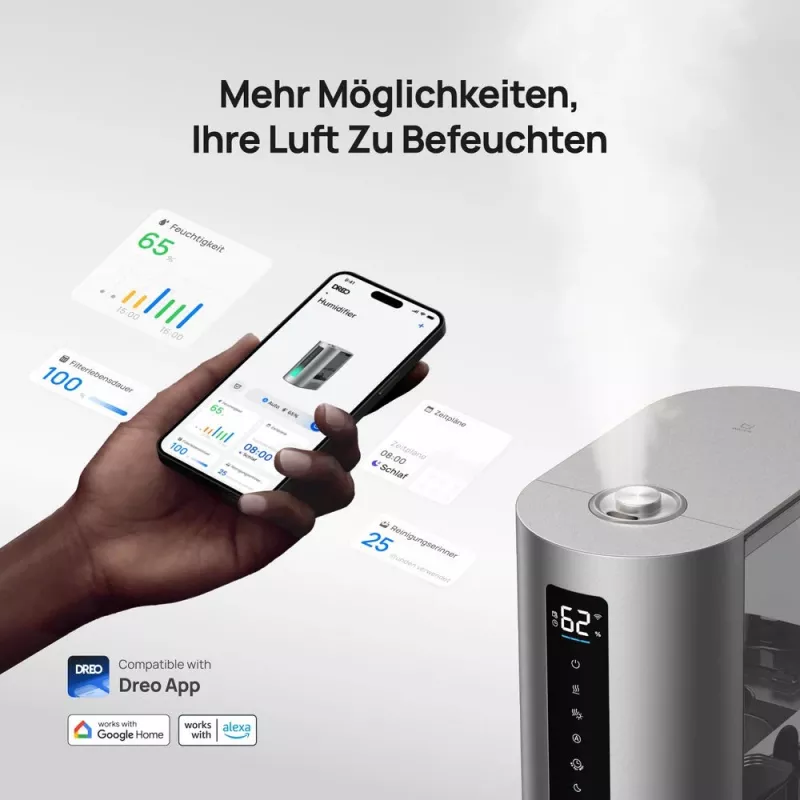 Dreo - Ilmankostutin 813S, 6L, 48h, 813 - Smart
