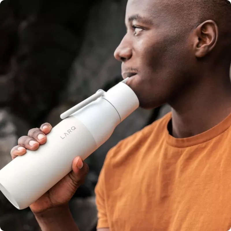 LARQ Bottle Filtered - suodattava juomapullo 740 ml (granite white)