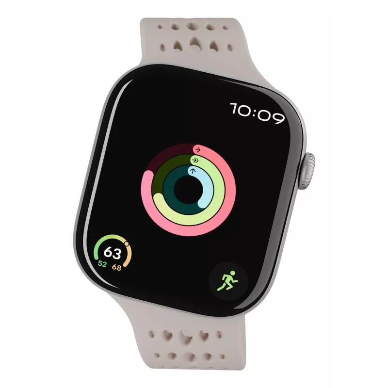 Decoded Silicone Ares O Band – silikoniranneke Apple Watch 40/42 mm (clay)
