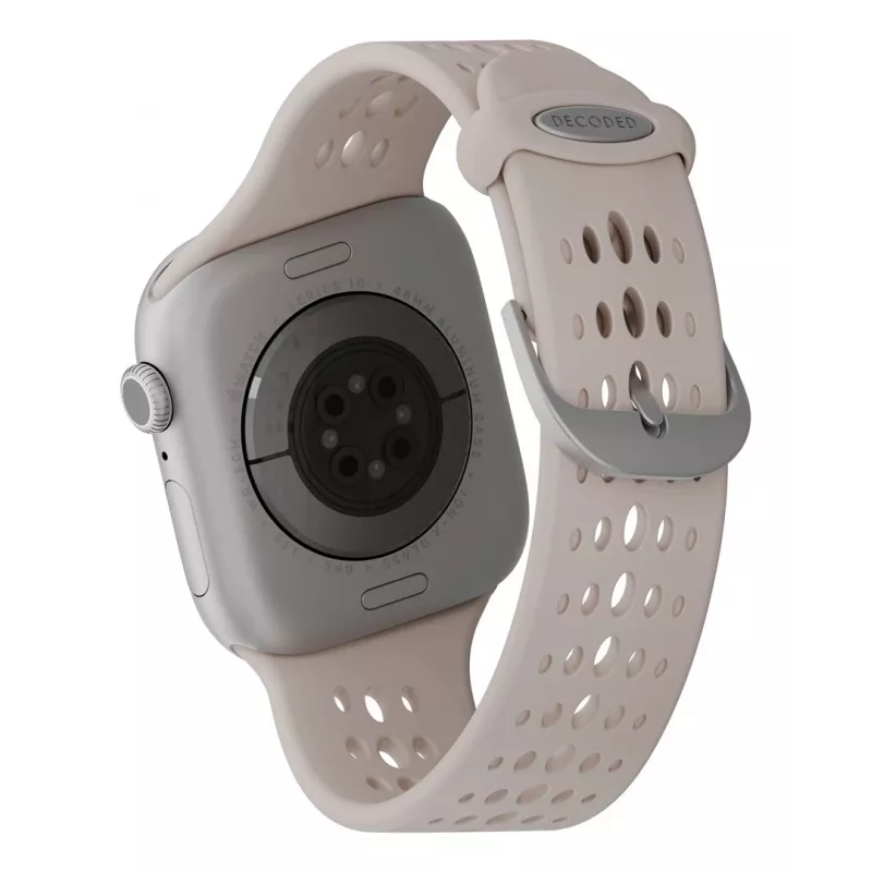 Decoded Silicone Ares O Band – silikoniranneke Apple Watch 40/42 mm (clay)