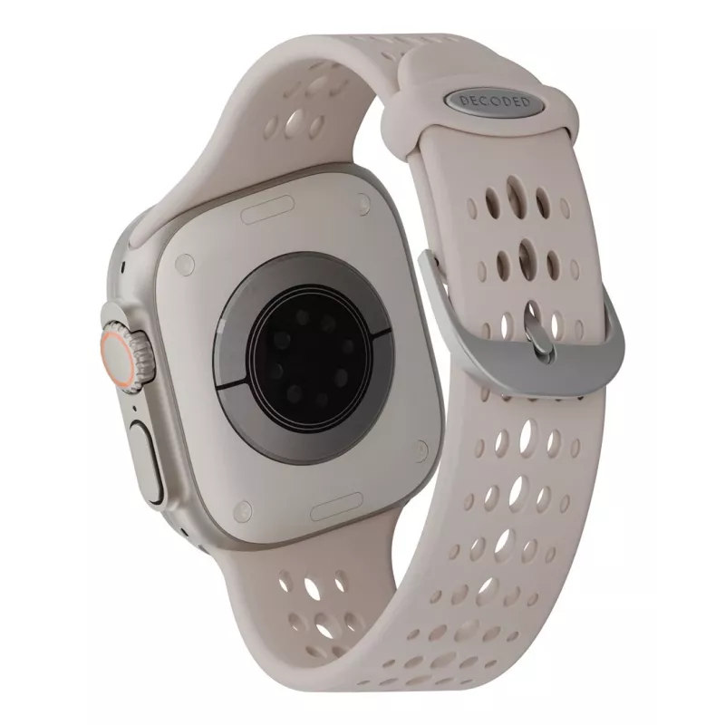 Decoded Silicone Ares O Band – silikoniranneke Apple Watch 44/46/49 mm (ton)