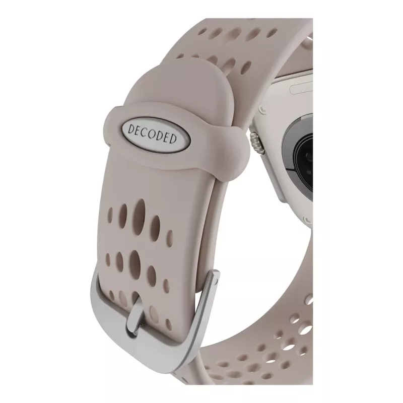 Decoded Silicone Ares O Band – silikoniranneke Apple Watch 44/46/49 mm (ton)