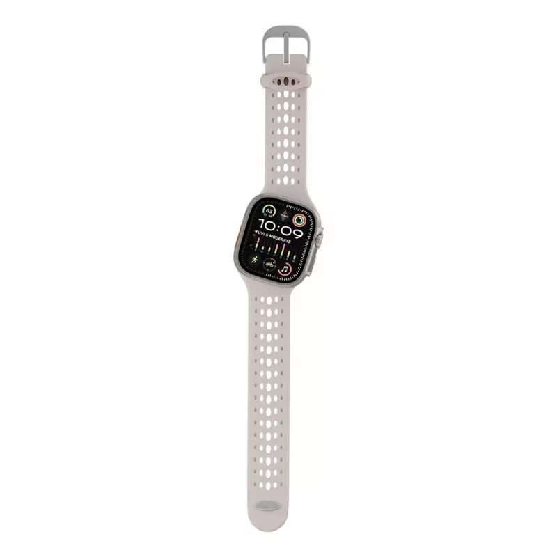 Decoded Silicone Ares O Band – silikoniranneke Apple Watch 44/46/49 mm (ton)