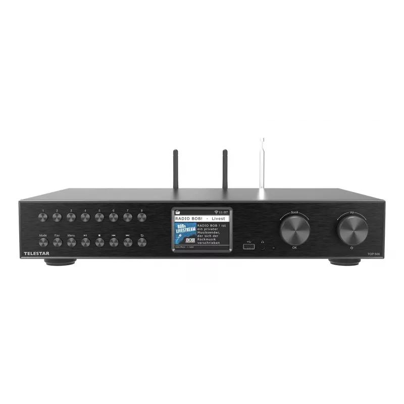 Telestar TOP 500 musta monitoimiradio HiFi-komponentti (5700500)