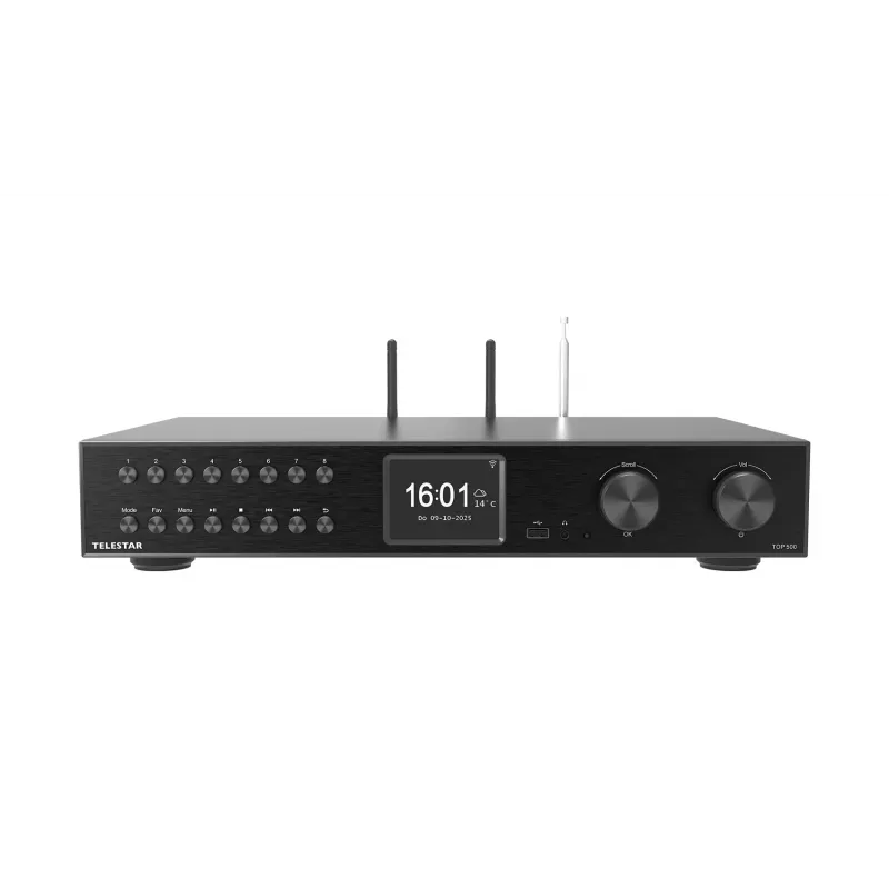 Telestar TOP 500 musta monitoimiradio HiFi-komponentti (5700500)