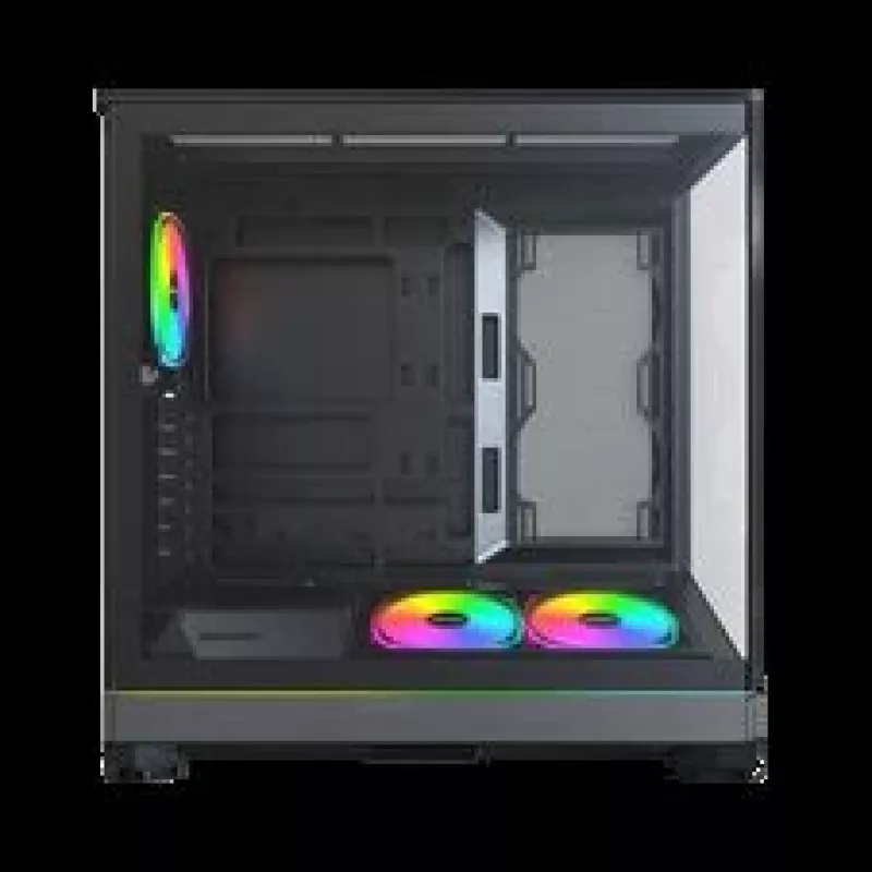Montech Sky 3 PC-kotelo, Midi-Tower, ATX, ARGB, karkaistu lasi – musta