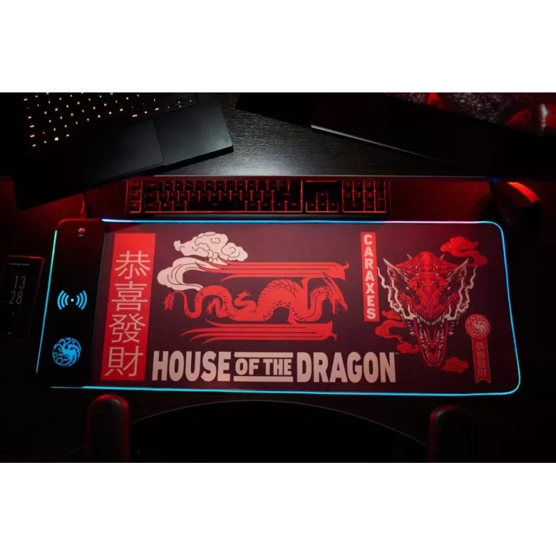 Numskull hiirimatto House of the Dragon + langaton lataus 30x80cm