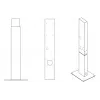 Greencell pystyasennus Wallboxille