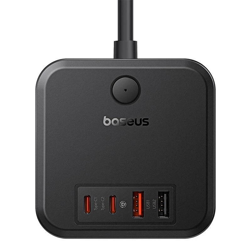 Baseus PowerCombo yleinen monipistorasia sisäkäyttöön musta