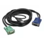 APC näppäimistö-/video-/hiiri-(KVM)-kaapeli – USB, HD-15 (VGA)