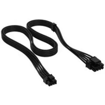 Corsair Premium-Sleeved 8-Pin-ATX-kaapeli, Type-5-virtalähteelle – musta