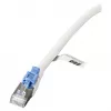 EFB RJ45 patch-kaapeli Cat.6A S/FTP LSZH BC AWG26 lukittava valkoinen 0,5 m