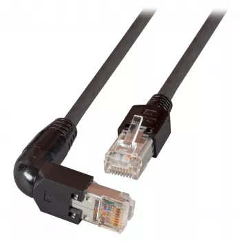 EFB RJ45 patch-kaapeli Cat.5e S/UTP PVC TM11 1x90 musta 0,25 m