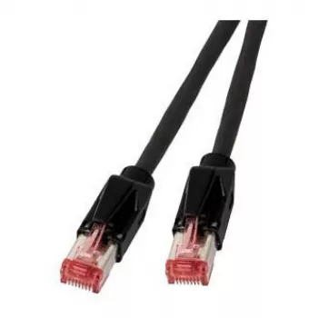 EFB RJ45 patch-kaapeli Cat.6A S/FTP LSZH Draka UC900 TM21 musta 0,25 m