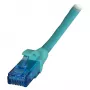 EFB RJ45 patch-kaapeli Cat.6A U/UTP LSZH Premium 500MHz vihreä 15 m