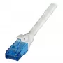 EFB RJ45-patchkaapeli Cat.6A U/UTP LSZH Premium 500MHz harmaa 0,25m