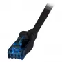 EFB RJ45-patchkaapeli Cat.6A U/UTP LSZH Premium 500MHz musta 7,5m