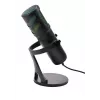 Deltaco Gaming RGB suoratoistomikrofoni musta