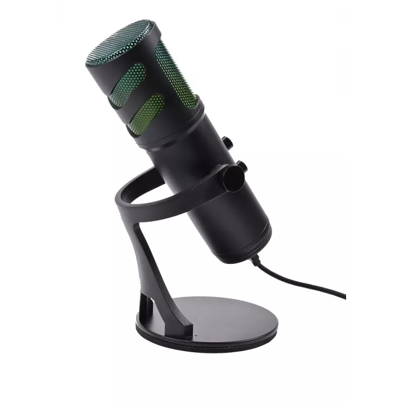 Deltaco Gaming RGB suoratoistomikrofoni musta