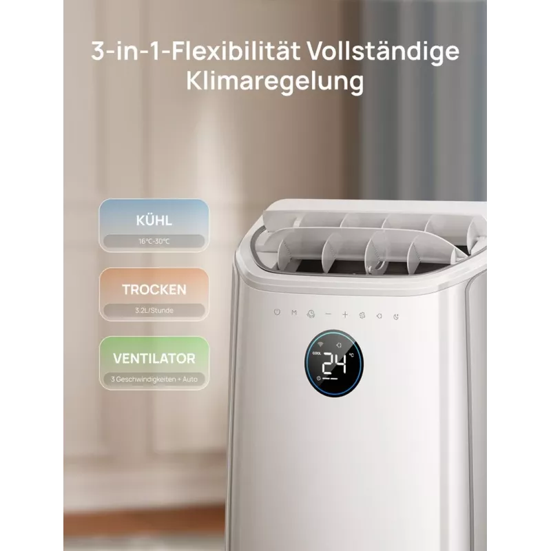 Dreo - kannettava ilmastointilaite, AC515 - Smart (rahtitoimitus)