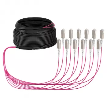 EFB Trunk-kaapeli U-DQ(ZN)BH OM4 12G (1x12) SC-SC 30m Dca LSZH