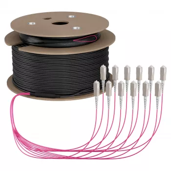 EFB Trunk-kaapeli U-DQ(ZN)BH OM4 12G (1x12) SC-SC 50m Dca LSZH