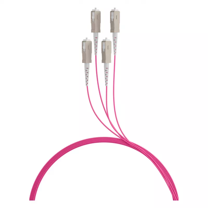 EFB Trunk-kaapeli U-DQ(ZN)BH OM4 4G (1x4) SC-SC 70m Dca LSZH