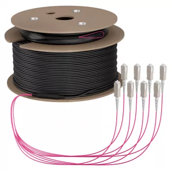 EFB Trunk-kaapeli U-DQ(ZN)BH OM4 8G (1x8) SC-SC 180m Dca LSZH