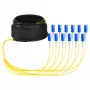 EFB Trunk-kaapeli U-DQ(ZN)BH OS2 12E (1x12) SC-SC 20m Dca LSZH G657A1