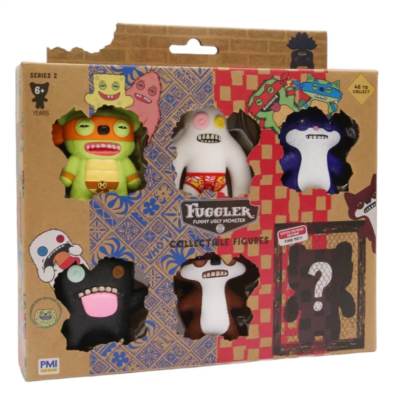 Fuggler S2 figuurit – 6 kpl:n Deluxe-laatikko (valikoima)