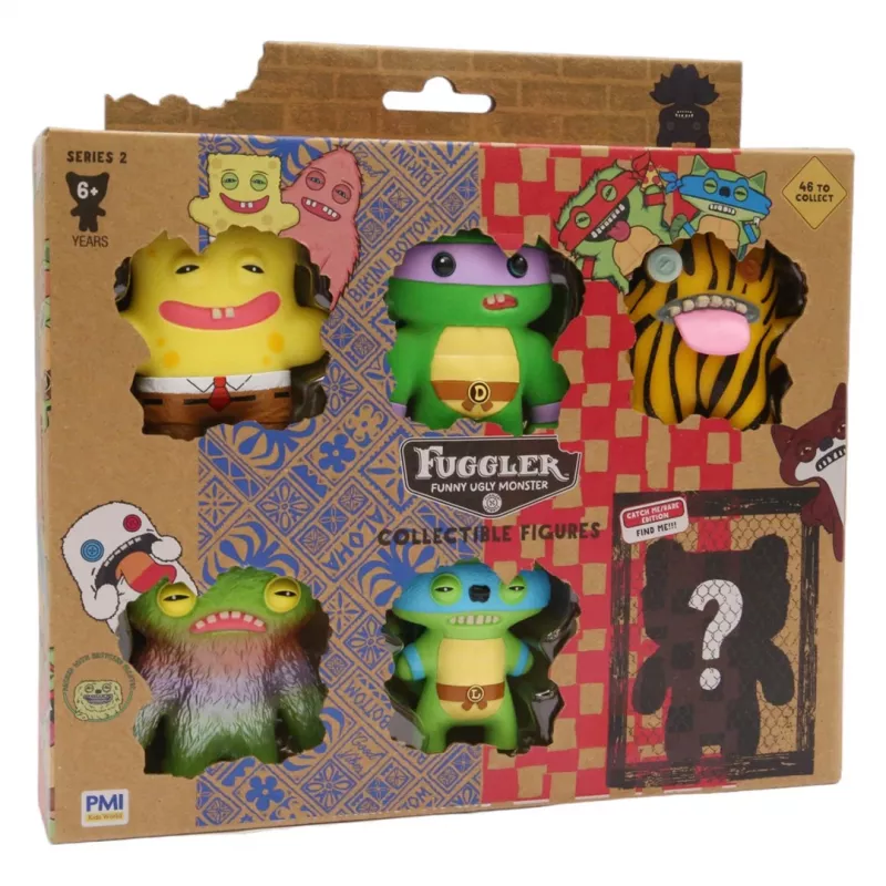 Fuggler S2 figuurit – 6 kpl:n Deluxe-laatikko (valikoima)